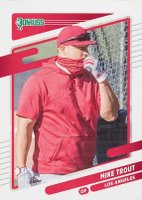 2021 Panini Donruss #170 Mike Trout SP Baseball Card