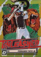 2021 Panini Donruss Optic Unleashed #UNL8 Fernando Tatis Jr. Gold Baseball Card