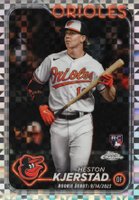 2024 Topps Chrome Update #USC120 Heston Kjerstad X-Fractor Baseball Card