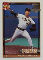 1991 Topps Desert Shield #438 Vicente Palacios Baseball Card