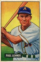 1951 Bowman #8 Paul Lehner Baseball Card