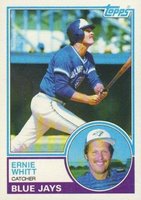 1983 Topps #302 Ernie Whitt Baseball Card