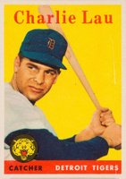 1958 Topps #448 Charlie Lau Baseball Card