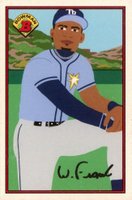 2021 Bowman X Keith Shore #10 Wander Franco Baseball Card