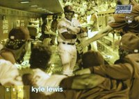 2020 Stadium Club #249 Kyle Lewis Chrome-Gold Minted Baseball Card