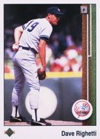 1989 Upper Deck #59 Dave Righetti Baseball Card