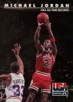 1992 Skybox USA #45 Michael Jordan Basketball Card