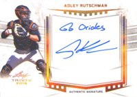 2019 Leaf Trinity Autograph Inscriptions #AR1 Adley Rutschman Baseball Card