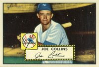 1952 Topps #202 Joe Collins Baseball Card