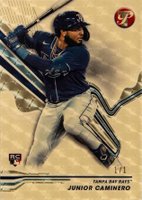 2024 Topps Pristine #212 Junior Caminero Superfractor 1/1 Baseball Card