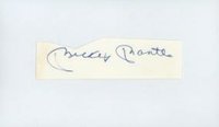 1999 Hall of Fame Autographs # Mickey Mantle Cut Baseball Card