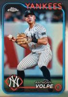 2024 Topps Chrome #236 Anthony Volpe Refractor Baseball Card