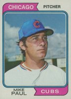 1974 Topps #399 Mike Paul Baseball Card