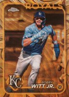 2024 Topps Gilded Collection #136 Bobby Witt Jr. Gold Wave Baseball Card