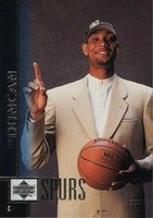 1997 Upper Deck #114 Tim Duncan Basketball Card