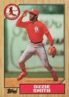 1987 Topps Tiffany #749 Ozzie Smith Baseball Card