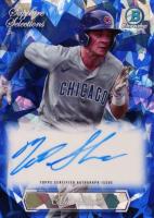 2023 Bowman Draft Sapphire Edition Sapphire Selections Autograph #SSAMS Matt Shaw Baseball Card