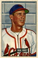 1951 Bowman #300 Hal Rice Baseball Card