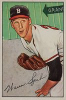 1952 Bowman #156 Warren Spahn Baseball Card