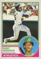 1983 O-Pee-Chee #180 Rickey Henderson Baseball Card