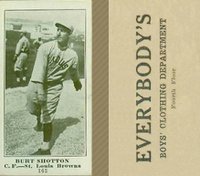 1916 Everybody's #163 Burt Shotton Baseball Card