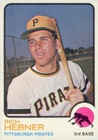 1973 Topps #2 Rich Hebner Baseball Card