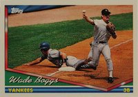 1994 Topps #520 Wade Boggs Baseball Card