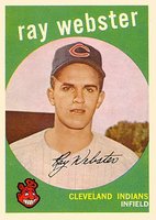 1959 Topps #531 Ray Webster Baseball Card