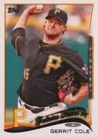 2014 Topps #179 Gerrit Cole Future Stars Baseball Card