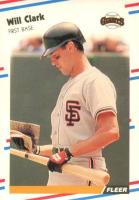 1988 Fleer Glossy #78 Will Clark Baseball Card