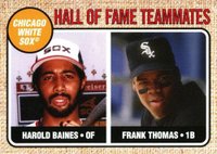 2019 Topps Throwback Thursday #173 Frank Thomas/Harold Baines Baseball Card