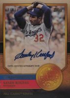 2012 Topps Golden Greats Autographs #SK2 Sandy Koufax Baseball Card
