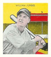 1933 Tattoo Orbit # Bill Jurges Baseball Card