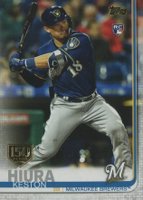 2019 Topps Update  #US150 Keston Hiura Batting-150th Anniversary Baseball Card
