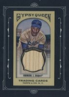 2011 Topps Gypsy Queen Framed Mini Relic #JR Jackie Robinson Baseball Card