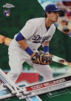 2017 Topps Chrome #79 Cody Bellinger Green Refractor Baseball Card