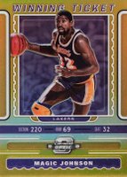 2019 Panini Contenders Optic Winning Tickets #17 Magic Johnson Gold Basketball Card