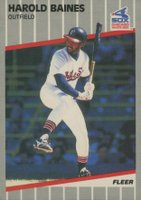 1989 Fleer #491 Harold Baines Baseball Card