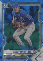 2021 Bowman Chrome Sapphire Edition Prospects #BCP193 Bobby Witt Jr. Baseball Card
