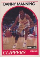 1989 Hoops #40 Danny Manning Basketball Card