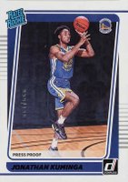 2021 Panini Donruss #240 Jonathan Kuminga Press Proof Purple Basketball Card
