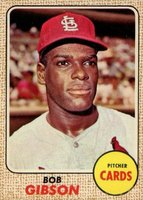 1968 O-Pee-Chee #100 Bob Gibson Baseball Card