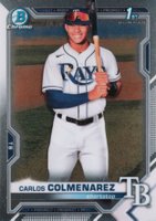 2021 Bowman Chrome Prospects #BCP238 Carlos Colmenarez Baseball Card