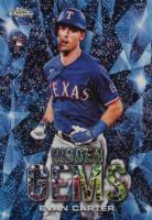 2024 Topps Hidden Gems #HG12 Evan Carter Baseball Card
