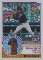 2018 Topps Silver Pack 1983 Chrome Promo #47 Francisco Mejia Baseball Card