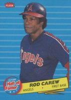 1986 Fleer Future Hall of Famers #4 Rod Carew Baseball Card