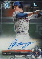 2017 Bowman Draft Chrome Draft Picks Autographs  #CDAJP  Joe Perez Baseball Card