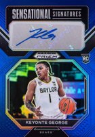 2023 Panini Prizm Draft Picks Sensational Signature #SSKYG Keyonte George Blue Basketball Card