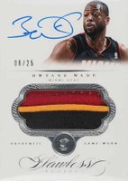 2013 Panini Flawless Patch Autograph #PA-DW Dwyane Wade Basketball Card