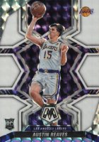 2021 Panini Mosaic #241 Austin Reaves White Mosaic Basketball Card